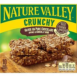 Foto van Nature valley crunchy haver en pure chocolade 5 x 42g bij jumbo
