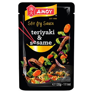 Foto van Amoy teriyaki and sesame sauce 120g bij jumbo