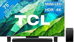 Foto van Tcl qd mini-led 75c81b (2024) + soundbar