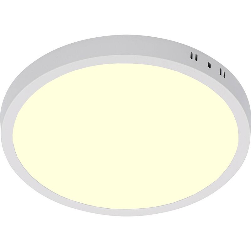 Foto van Led paneel - ø30 warm wit 3000k - 28w opbouw rond - mat wit - flikkervrij