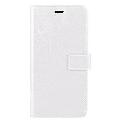 Foto van Basey apple iphone 14 pro max hoesje book case kunstleer cover hoes - wit