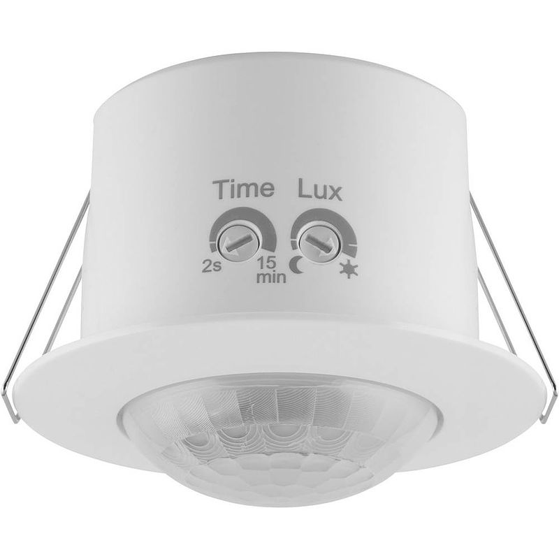 Foto van Ledvance 4058075240316 sensor ceiling flush 360deg ip20 wt inbouwlamp