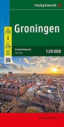 Foto van Groningen stadsplattegrond f&b - paperback (9783707921502)