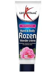 Foto van Lucovitaal hand & body rozen wonder crème
