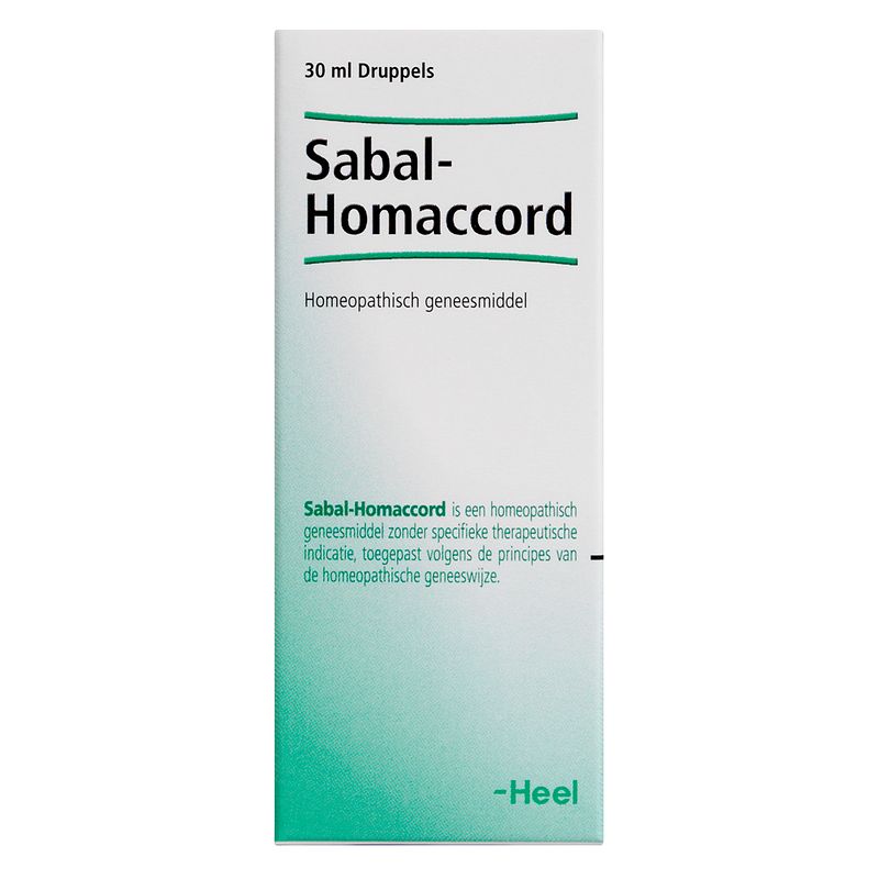 Foto van Heel sabal-homaccord 30ml