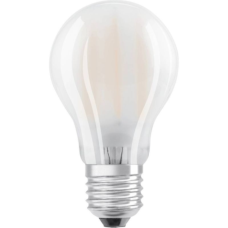 Foto van Ledvance led-lamp energielabel: d (a - g) 4058075609716 e27 7.5 w warmwit