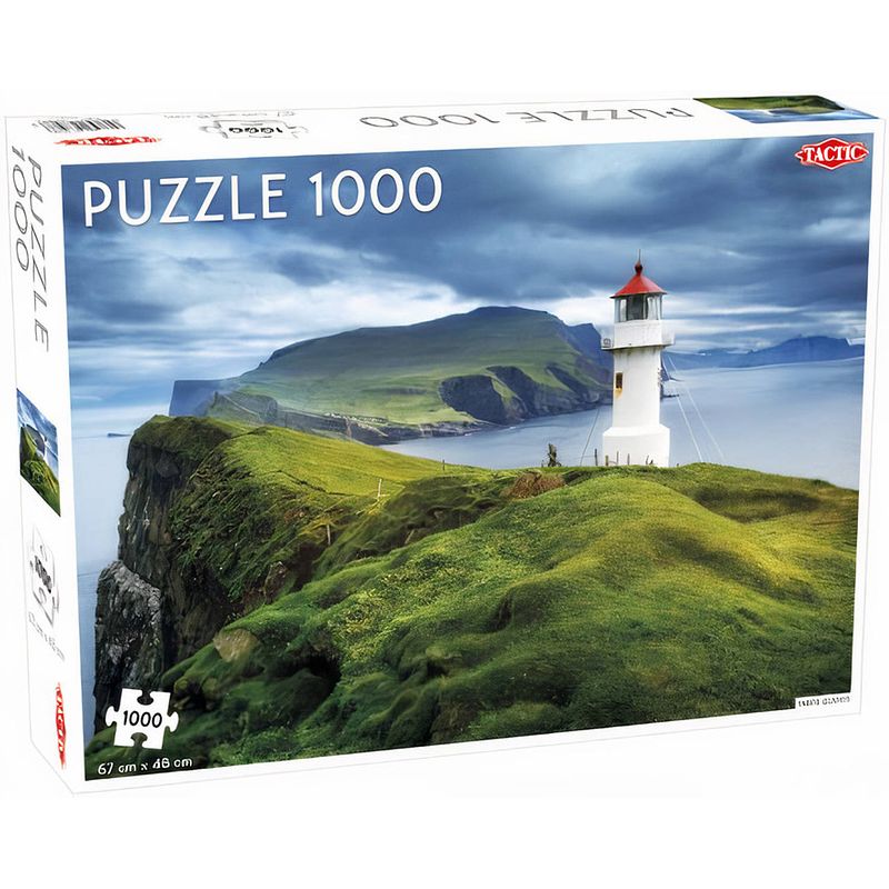 Foto van Tactic legpuzzel faroe islands 48 x 67 cm karton 1000 stukjes