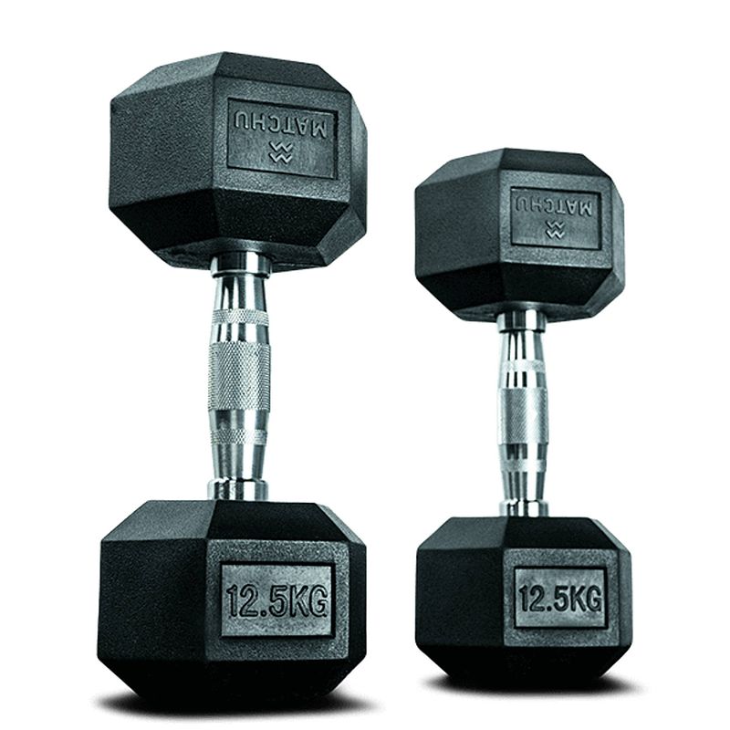 Foto van Matchu sports hexa dumbbells - 12,5 kg