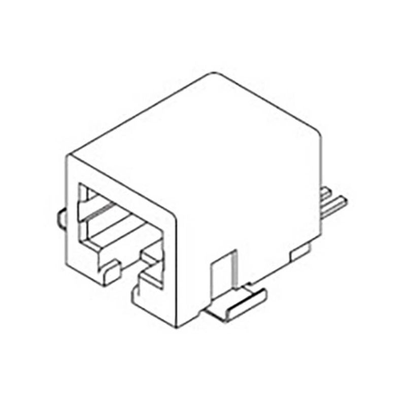 Foto van Molex cat 3 mod jack/plug 441440003 bus zwart 1 stuk(s)