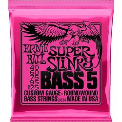 Foto van Ernie ball 2824 super slinky bass 5 bassnarenset