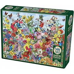 Foto van Cobble hill legpuzzel butterfly garden 1000 stukjes