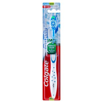 Foto van Colgate max white medium tandenborstel 1 stuk bij jumbo