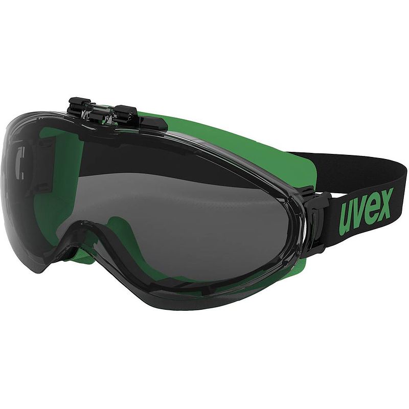 Foto van Uvex 9302043 9302043 veiligheidsbril incl. uv-bescherming zwart din en 166