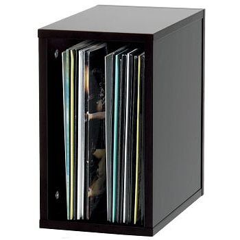 Foto van Glorious record box black 55 compartiment voor 12 inch vinyl