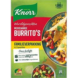Foto van Knorr wereldgerechten maaltijdpakket mexicaanse burrito's xxl 351g bij jumbo