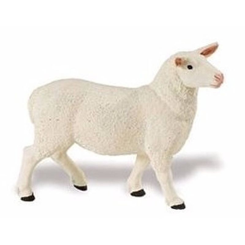 Foto van Plastic speelgoed figuur schaap ooi 7 cm