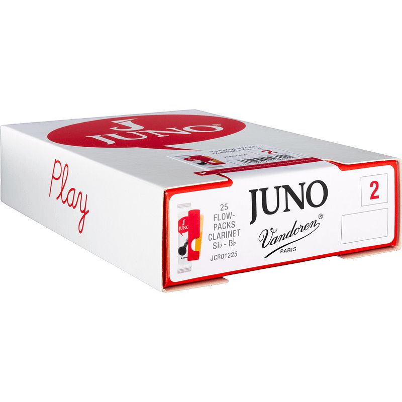 Foto van Vandoren juno jcr01225 clarinette sib 2 rieten voor bb-klarinet (25 stuks)