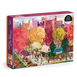Foto van Joy laforme autumn at the city market 1000 piece puzzle - puzzel;puzzel (9780735380141)