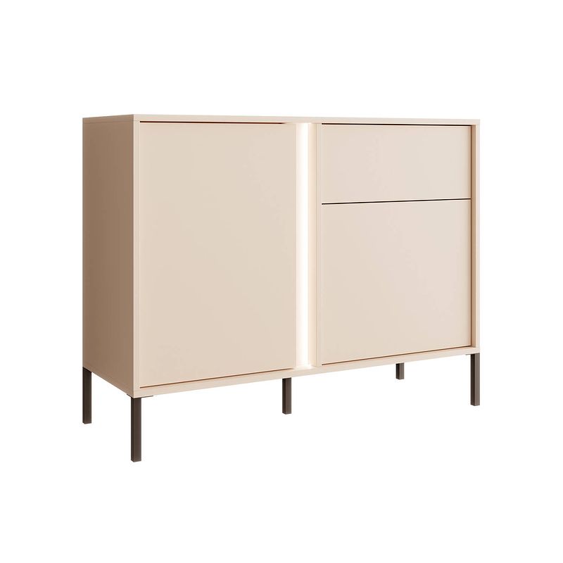 Foto van Meubella - dressoir desert - beige - 103 cm