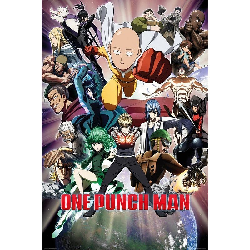 Foto van Gbeye one punch man group poster 91,5x61cm