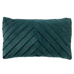 Foto van Dutch decor femm - sierkussen velvet sagebrush green 30x50 cm - groen - groen