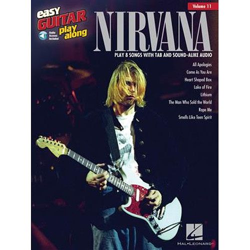 Foto van Hal leonard - nirvana easy guitar play-along