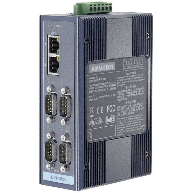 Foto van Advantech eki-1524-ce interfaceconverter rs-232, rs-422, rs-485 aantal uitgangen: 4 x 12 v/dc, 24 v/dc