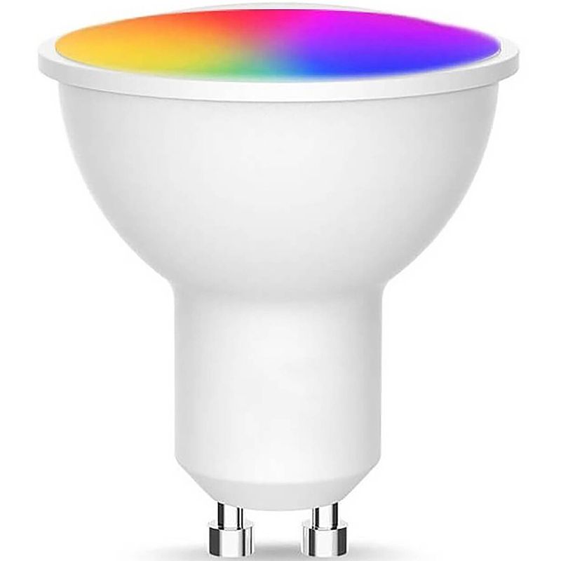 Foto van Led spot - facto - smart led - wifi led - slimme led - 5w - gu10 fitting - rgb+cct - aanpasbare kleur - dimbaar -