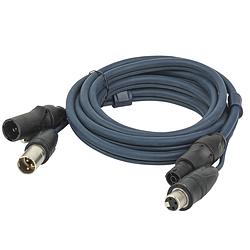 Foto van Dap fp-15 hybride kabel powercon true1 - 3p xlr 3 meter outdoor