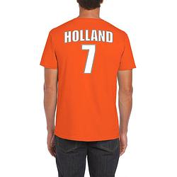 Foto van Holland shirt met rugnummer 7 - nederland fan t-shirt / outfit voor heren m - feestshirts