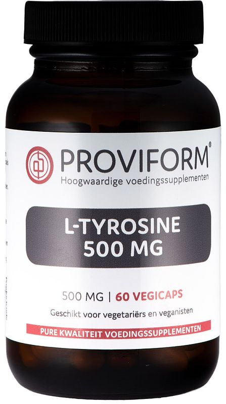 Foto van Proviform l-tyrosine 500 mg vegicaps