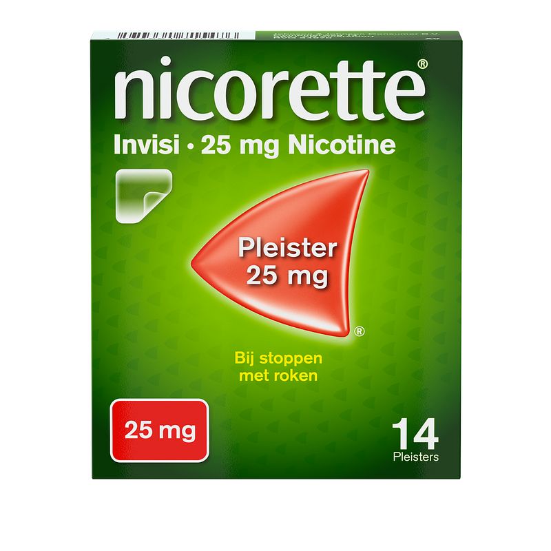 Foto van Nicorette invisi patch pleisters 25mg