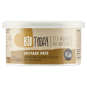 Foto van Biotoday shiitake pate 125g bij jumbo