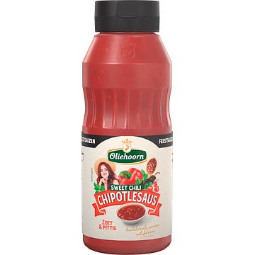 Foto van Oliehoorn sweet chili chipottlesaus 270ml bij jumbo