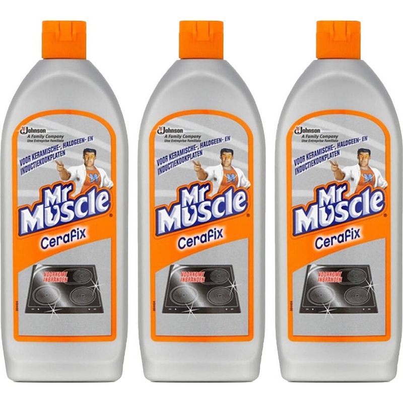 Foto van Mr. muscle cerafix voordeelverpakking - 3 x 200 ml