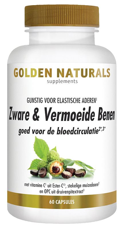 Foto van Golden naturals zware & vermoeide benen capsules