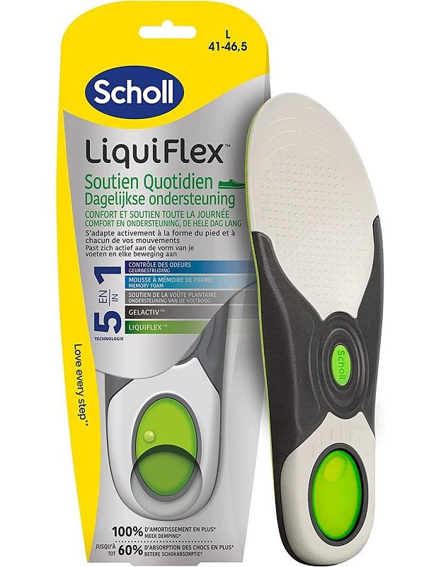 Foto van Scholl liquilflex inlegzolen 5in1 - maat l