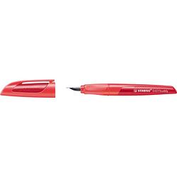 Foto van Ergonomische schoolpen stabilo easybuddy, penpunt l, koraal/rood