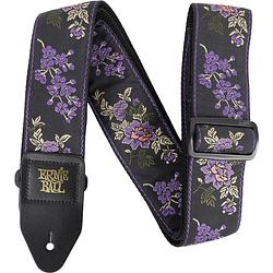 Foto van Ernie ball classic jacquard strap 5364 lavender blossom gitaarband