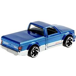 Foto van Hot wheels auto turbo 91 gmc syclone 7 cm blauw