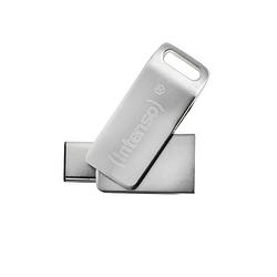 Foto van Intenso cmobile line 3536491 usb-stick 128 gb usb-a, usb-c® usb 3.2 (gen 1) zilver