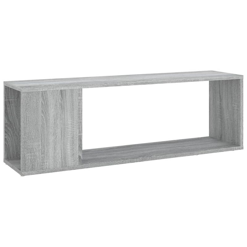 Foto van Vidaxl tv-meubel 100x24x32 cm bewerkt hout grijs sonoma eikenkleurig