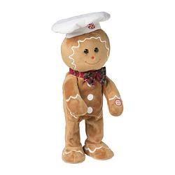 Foto van Gingerbread - zingend - 33 cm