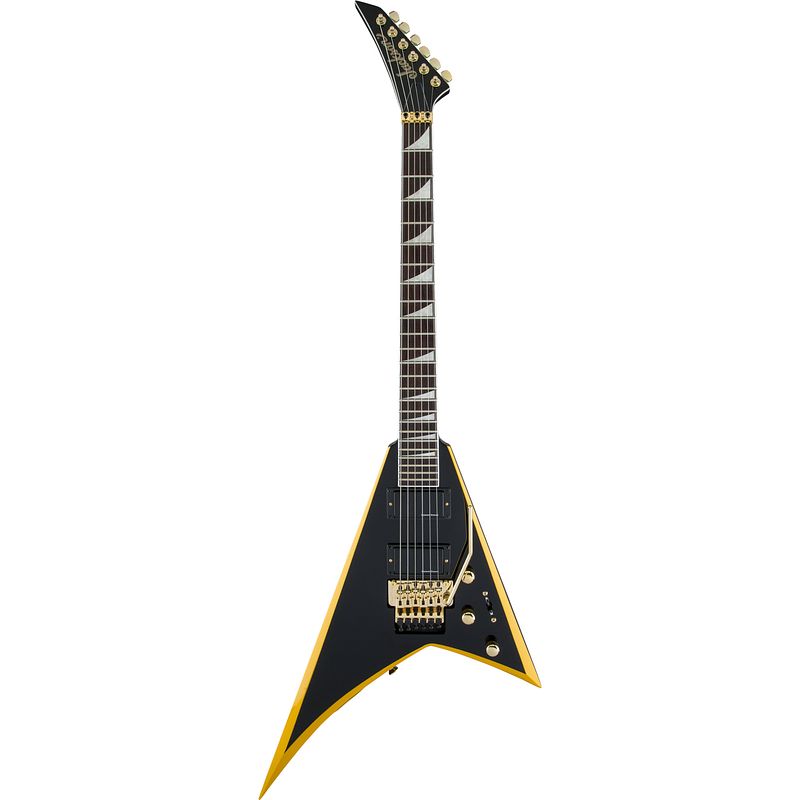 Foto van Jackson x series rhoads rrx24 black / yellow bevels