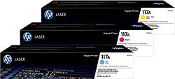 Foto van Hp 117a toner kleuren 3-pack