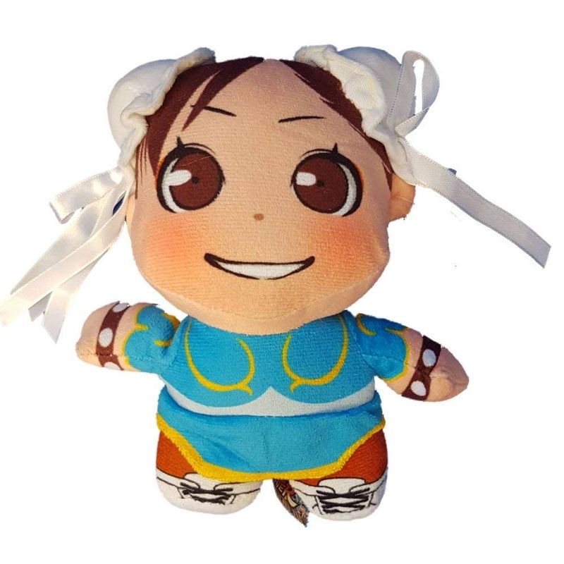 Foto van Gosh! designs knuffel street fighter chun-li blauw 43 cm