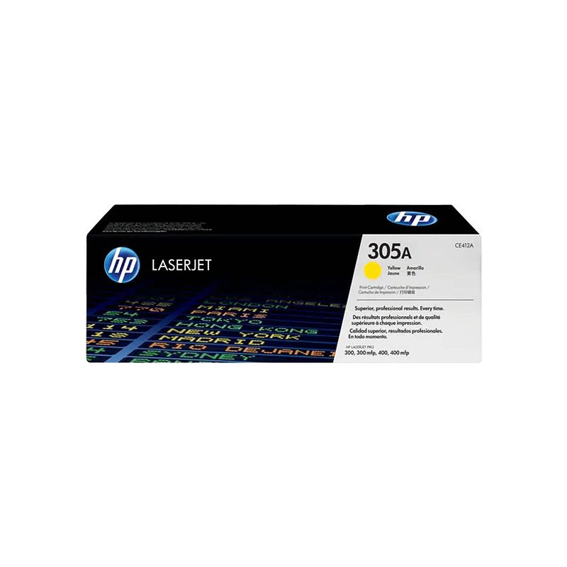 Foto van Hp 305a geel toner