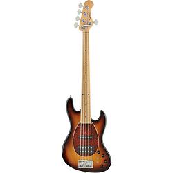 Foto van Sadowsky masterbuilt 21-5 vintage m/j bass swamp ash 's59 burst transparent high polish 5-snarige elektrische basgitaar