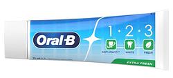 Foto van Oral-b 1-2-3 extra fresh tandpasta