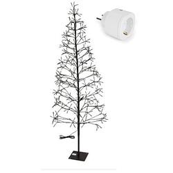 Foto van Nampook smart kerstboom - 400led - 180cm met perel smart home wifi stekker